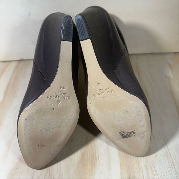 Kate Spade Brown Wedge Boots Women’s Size 9 - Picture 6 of 7